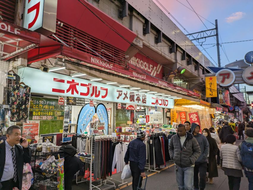 Tokyo Japanese Food Hopping Tour in Ueno Ameyoko at Night - Culinary Experiences