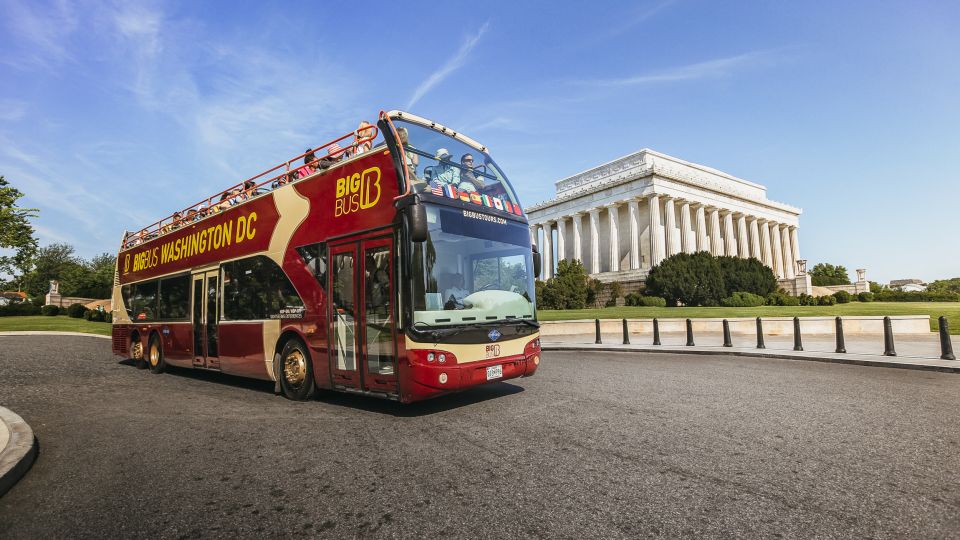 Washington, DC: Big Bus Hop-On Hop-Off Sightseeing Tour - Included Benefits and Discounts