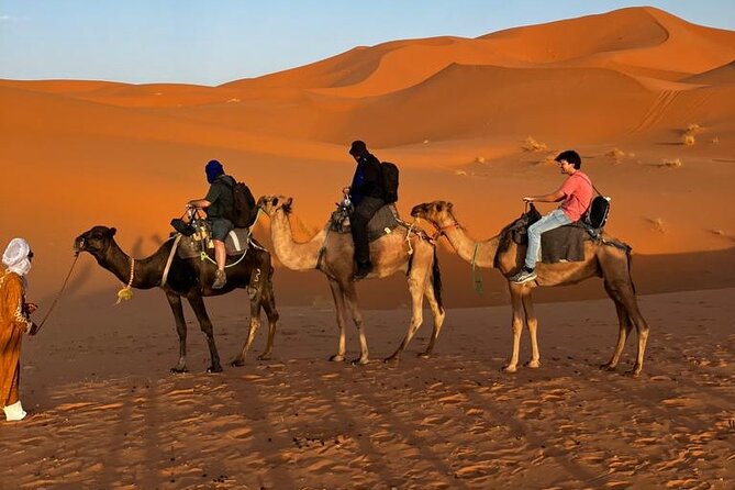 3-Day Tour to Merzouga Erg Chebbi With Food & Camel Trek - Transport and Accommodation