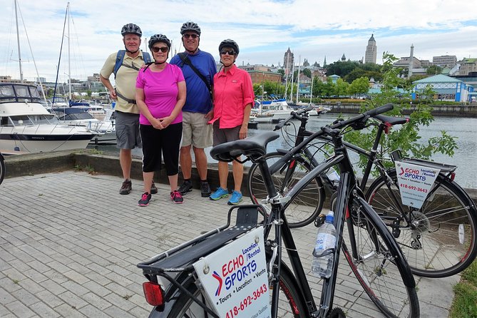 Bike Tour to Montmorency Falls From Quebec City - Crossing the Suspension Bridge