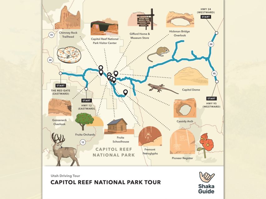 Capitol Reef National Park: Self-Guided Audio Tour - Panoramic Waterpocket Fold Views