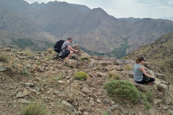 Challenge Day Hike in the Atlas Mountains - Interaction With Local Berber People