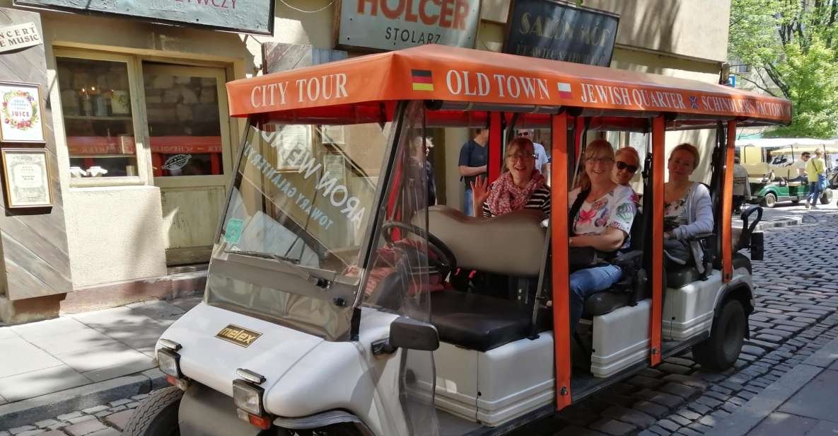 Krakow: Jewish Quarter and Schindler Factory by Golf Car - Exploring Jewish Quarter