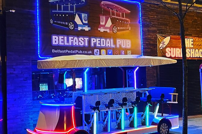 Luxury Party Bike Tour of Belfast City (Individual Seat) - Pedal-Powered Sightseeing Experience