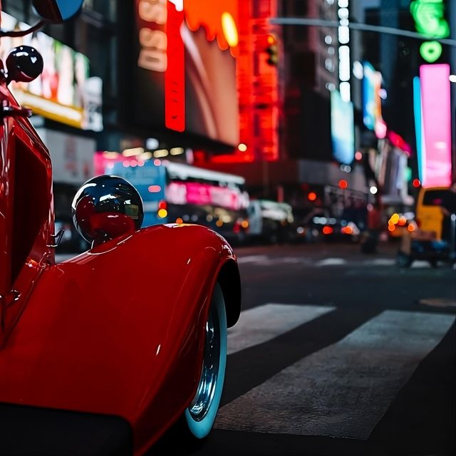 NYC: Vintage Car Night Tour - Tour Duration and Schedule