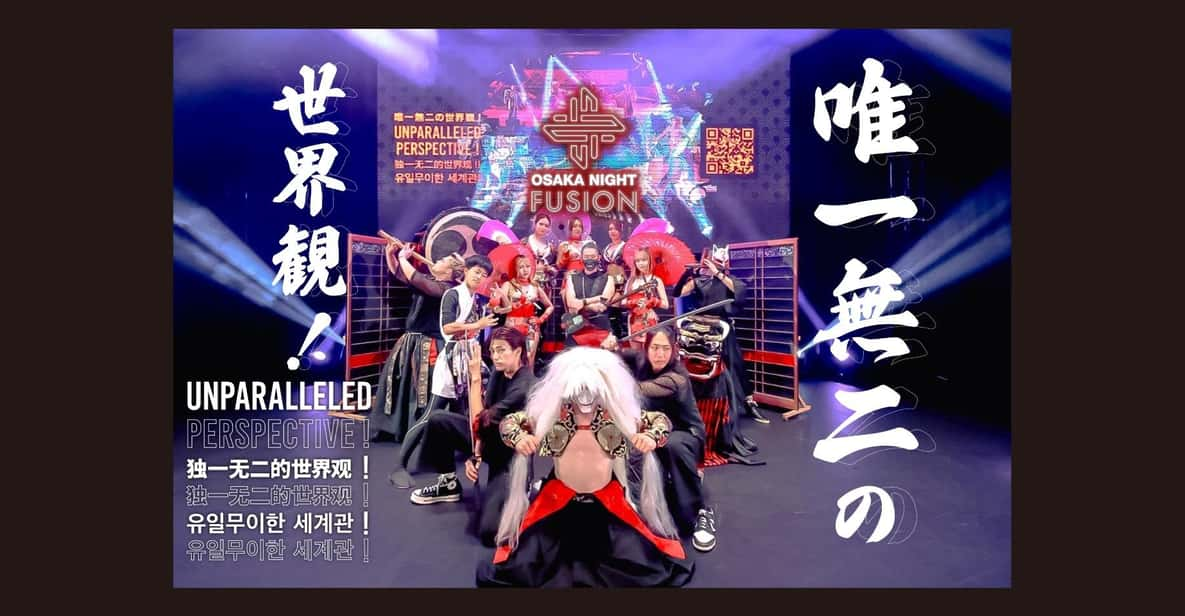 OSAKA NIGHT FUSION Japanese Entertainment Show - Arrival and Check Availability