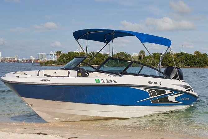 Private Boat Ride in Miami With Experienced Captain and Champagne - Boat and Captain Details