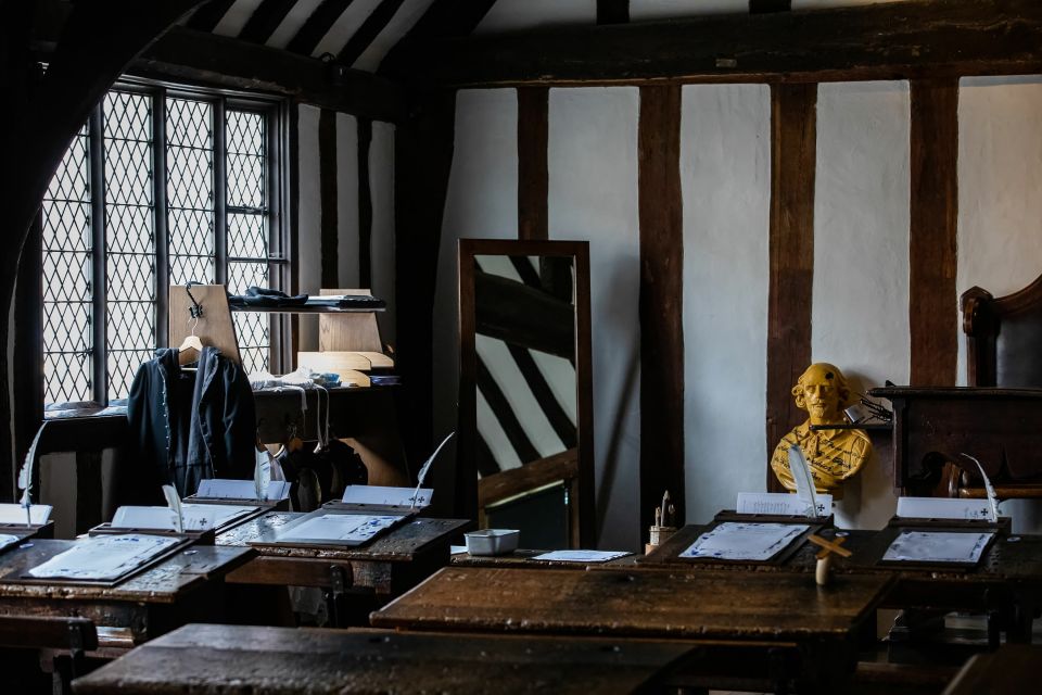 Shakespeares Schoolroom and Guildhall Entrance Tickets - Immerse in Stratford-upon-Avons Unique History