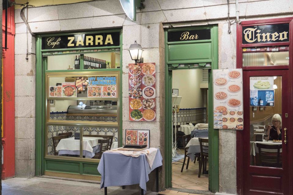 2.5-Hour Evening Tapas Tour Through Madrid - Included and Excluded