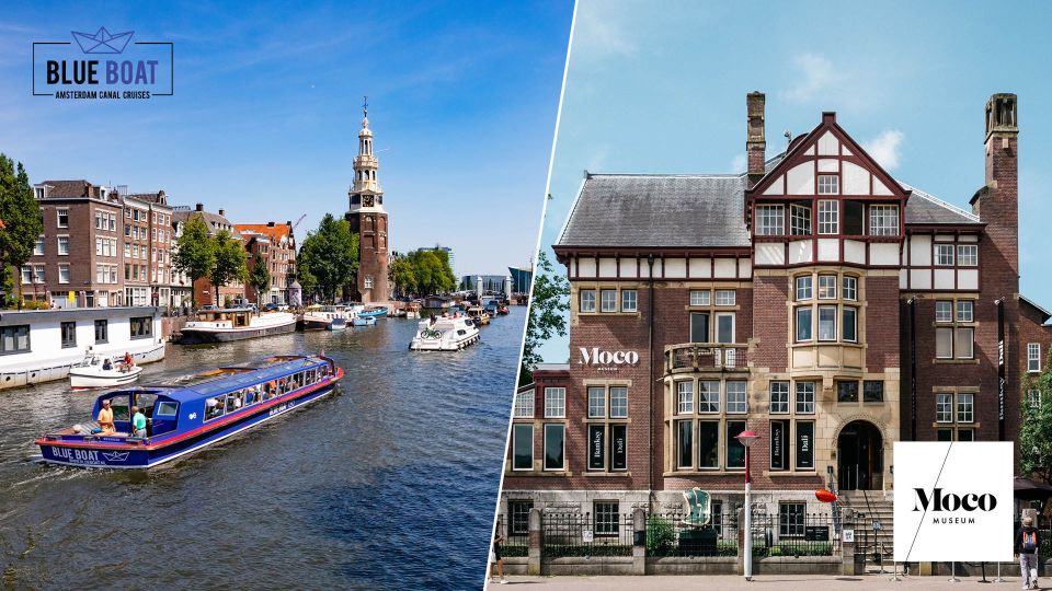 Amsterdam: Canal Cruise and Moco Museum Combined Ticket - Discount and Cancellation Policy