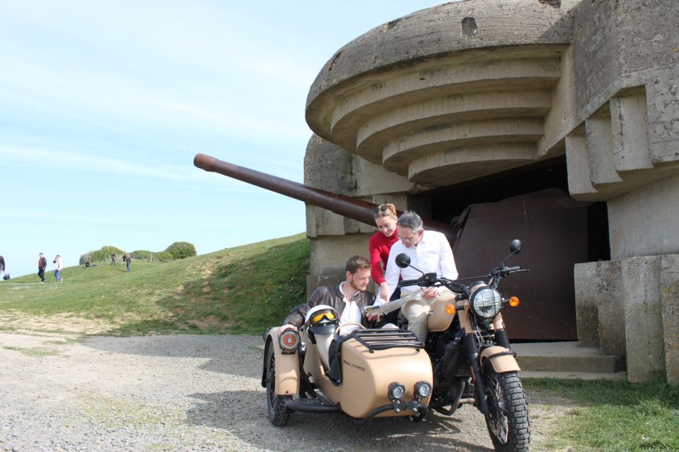 Bayeux: Normandy WWII Private Half-day Sidecar Tour - Normandy American Cemetery