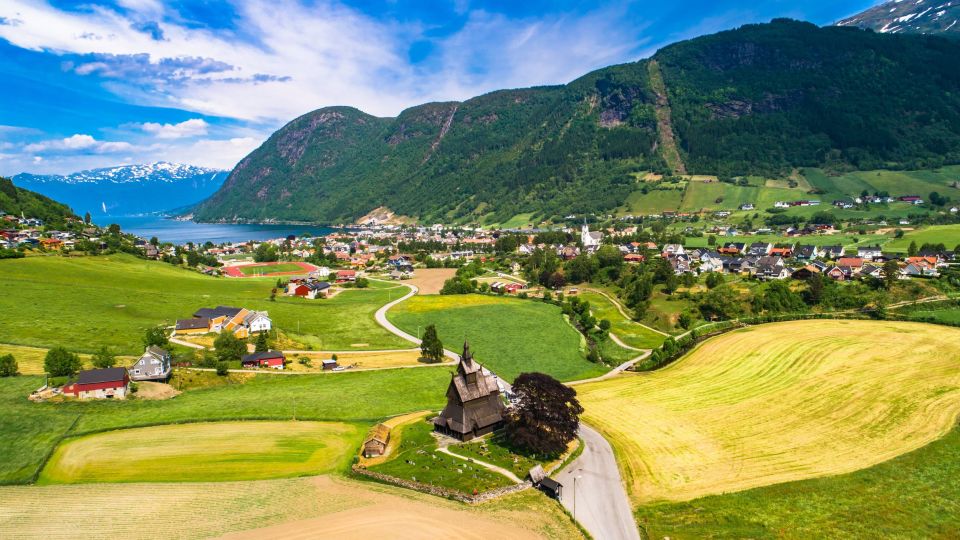 Bergen: Guided Fjord & Glacier Tour to Fjærland - Hopperstad Stave Church