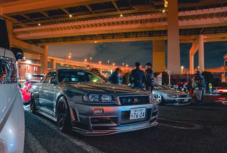 Daikoku PA and Tokyo Tour by 700HP R34 GT-R (Private Tour) - Liberty Walk Tokyo