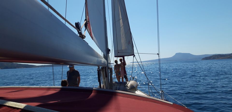 From Chania: Fully Private Sailing Cruise With Meal & Drinks - Inclusions and Exclusions