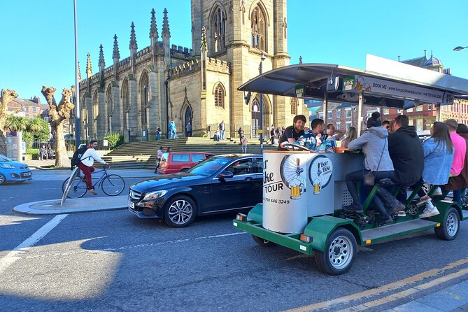 Liverpool Beer or Prosecco Bike Tour - Tour Group Size