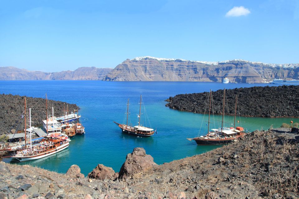 Santorini: Sunset Sailing Cruise, With Dinner and Drinks - Booking and Cancellation