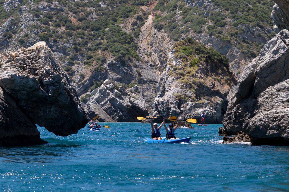 Sesimbra: Arrabida Natural Park & Caves Guided Kayaking Tour - Booking Details