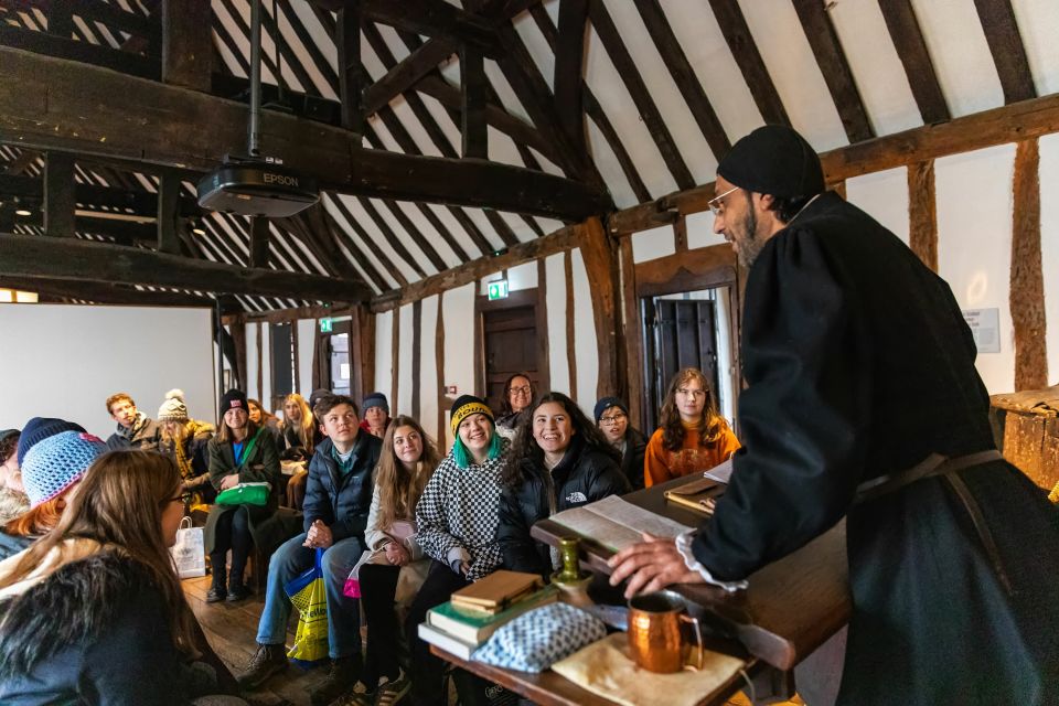 Shakespeares Schoolroom and Guildhall Entrance Tickets - Join a Tudor Lesson With Master Thomas Jenkins