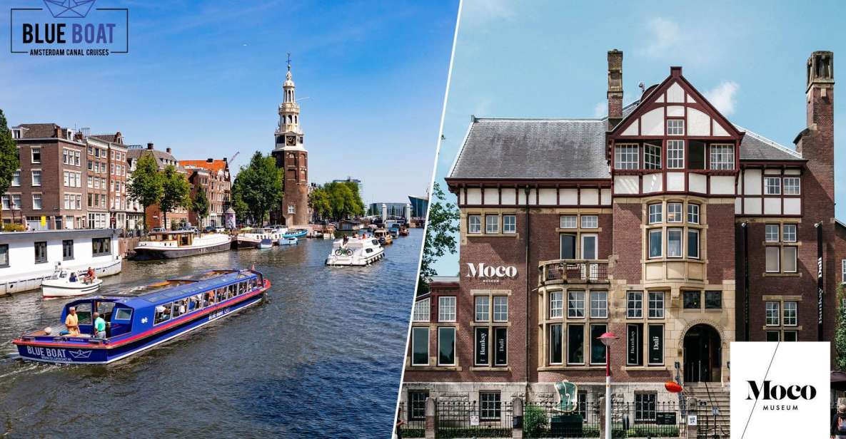 Amsterdam: Canal Cruise and Moco Museum Combined Ticket - Booking and Payment Options