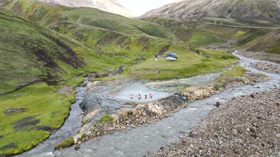 Landmarks From Above: Helicopter Tour With Geothermal Bath - Flexible Booking and Cancellation