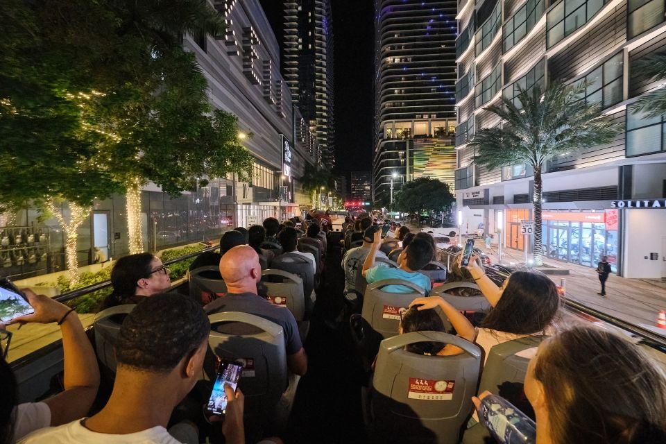 Miami: Open-Top Bus Sightseeing Night Tour With Live Guide - Cancellation and Refund Policy