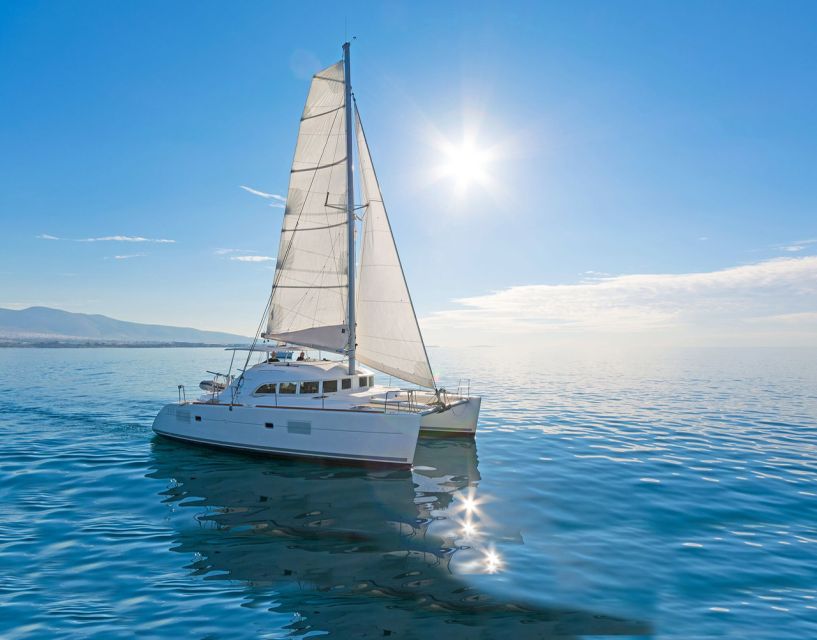 Mykonos: Private Catamaran Cruise W/ Food, Drinks & Transfer - Return to Mykonos