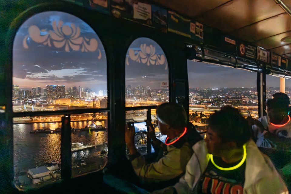 San Diego: City Lights Night Trolley Tour - Coronado Bridge and Skyline Views