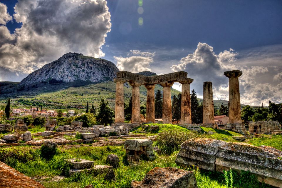 Corinth: Ancient Corinth Van Tour & Olive Oil Tasting - Key Points