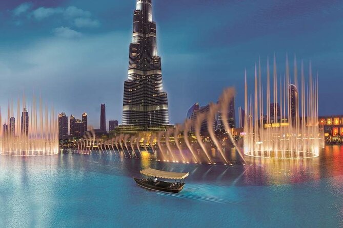 Dubai Fountain Show Boat Lake Ride Ticket - Key Points