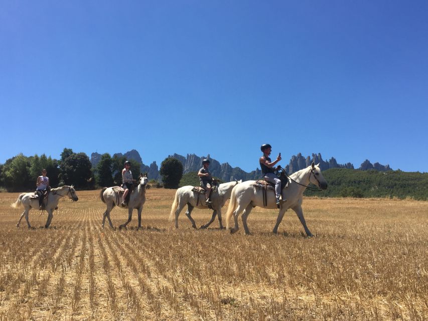 From Barcelona: Horseback Tour in Montserrat National Park - Key Points