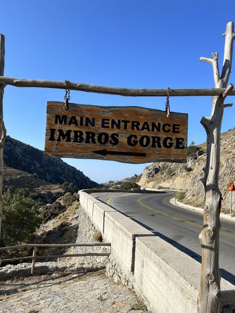 IMBROS GORGE (IMBROS – CHORA SFAKION) - Key Points