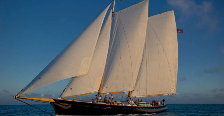 Key West: Schooner Full Moon Night Sail With Snacks & Drinks Activity Overview