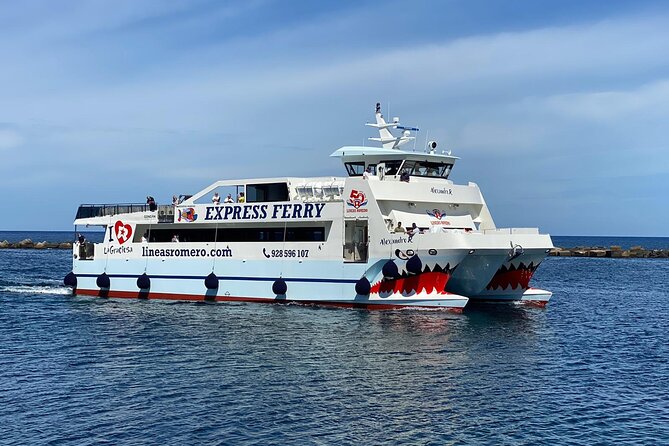 Lanzarote: Return Ferry Ticket to La Graciosa With Free Wifi - Meeting Point and Pickup Details