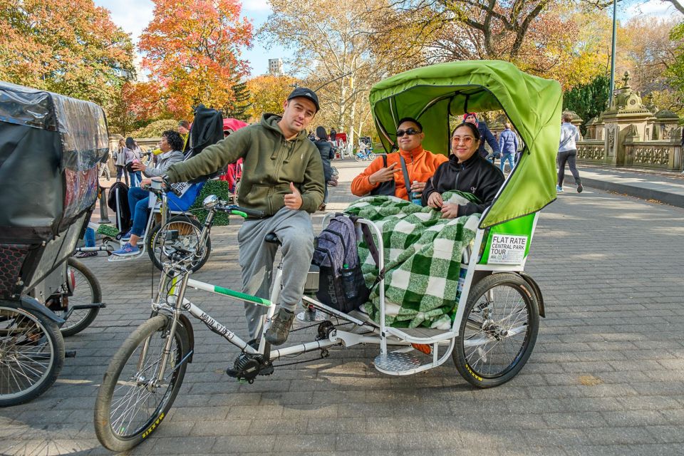 New York City: Central Park Guided Pedicab Tour - Key Points