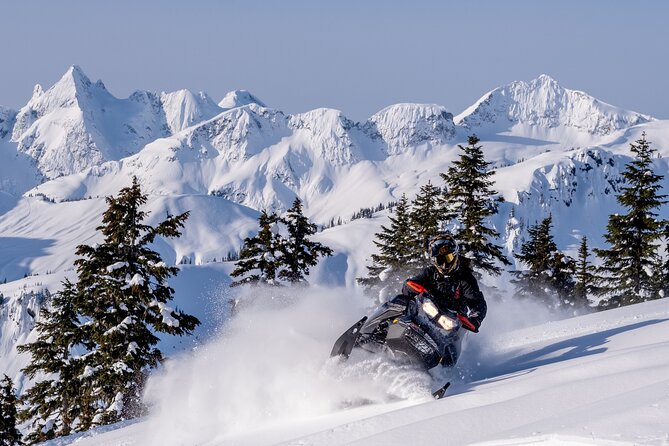 Private Advanced Snowmobile Tour Key Points