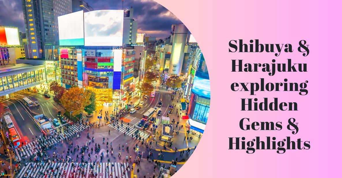 Shibuya & Harajuku Exploring Hidden Gems & Highlights Tour - Itinerary Highlights