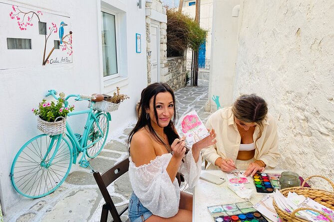 1 Hour Watercolor Workshop In Parikia Paros! Overview