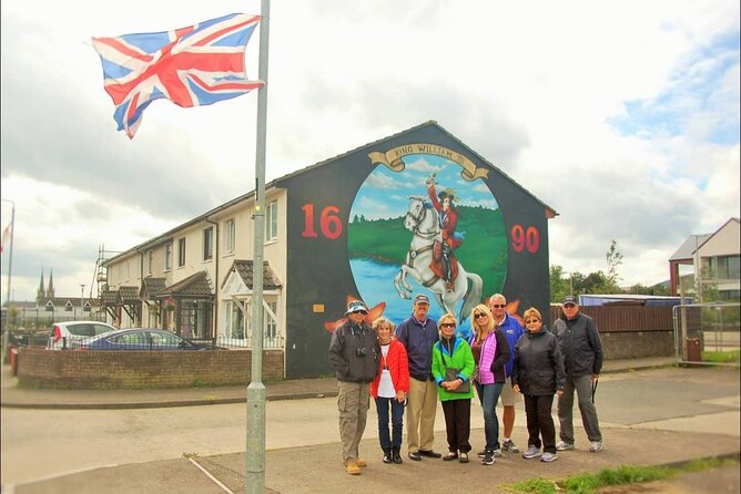 2hours Republican & Loyalist Mural Black Taxi Tour From Belfast - Pickup and Transportation