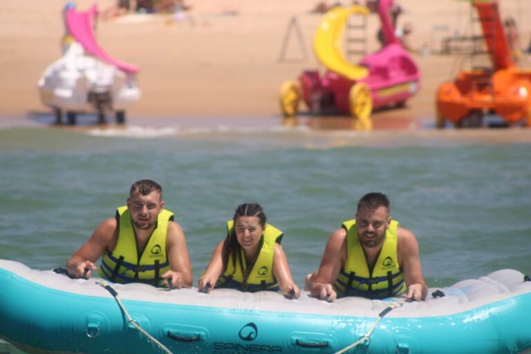 Albufeira: 10 Minute Crazy Cookie Boat Ride Activity Overview