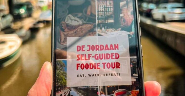 Amsterdam: Self Guided Food Tour In De Jordaan Neighbourhood Tour Location And Accessibility