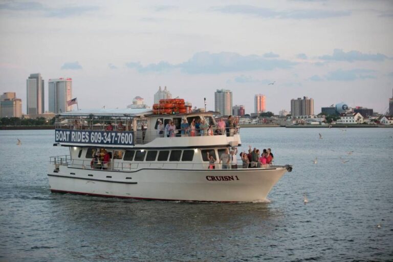 Atlantic City: Quiet Bay Cruise With Happy Hour Options Overview Of The Cruise