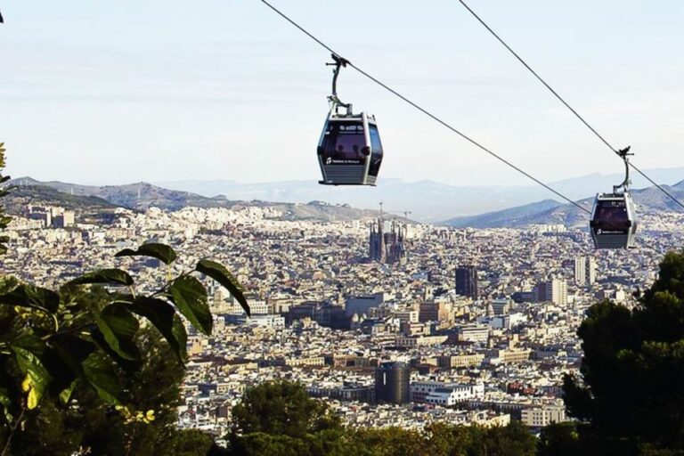 Barcelona Cable Car Sky Views, Magic Fountain & Castle Visit Tour Overview And Pricing