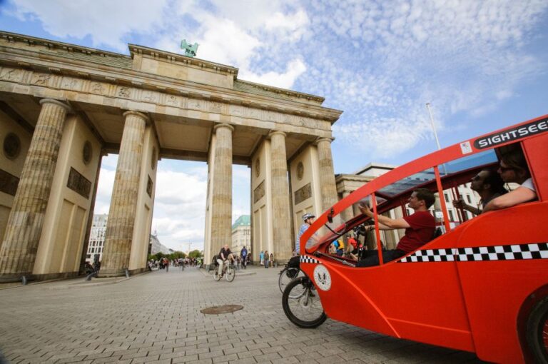 Berlin: Private E Rickshaw Tour With Hotel Pickup Service Tour Overview