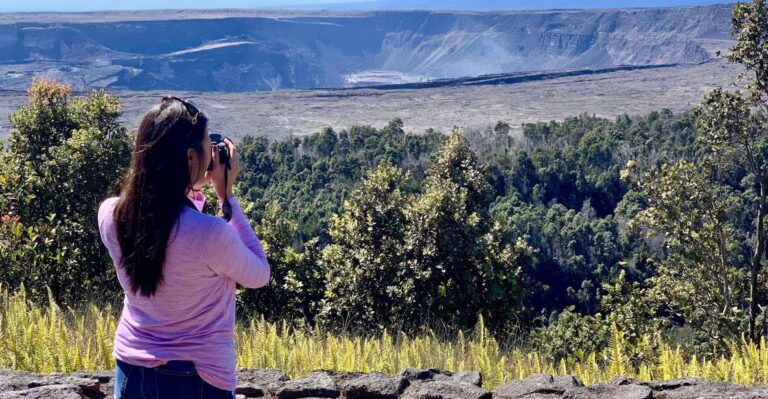 Big Island: Volcanoes, Waterfalls, & Coffee Farm Day Trip Tour Highlights