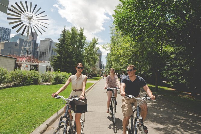 Calgary City Highlights Bike Tour, E Bike Upgrade Option | 3 Hour Tour Highlights