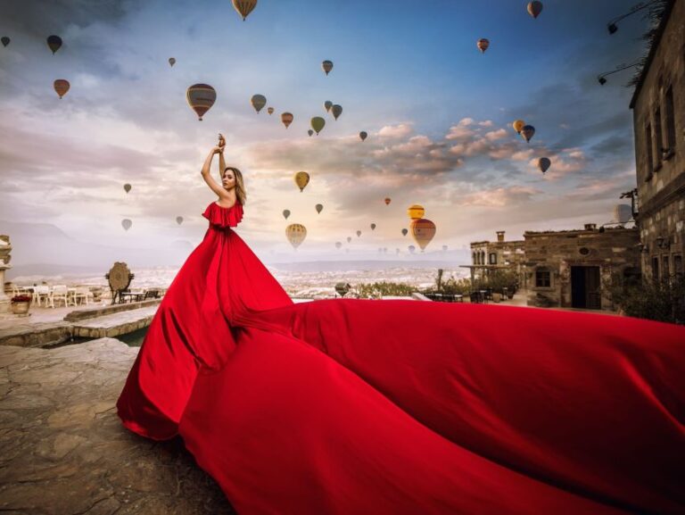 Cappadocia: Private Flying Dress Photoshoot At Sunrise Activity Details