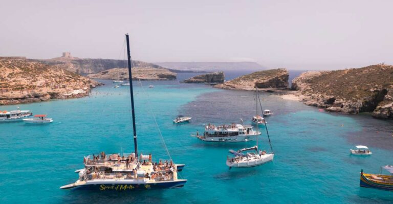 Comino: Blue Lagoon Catamaran Cruise With Lunch And Open Bar Activity Overview