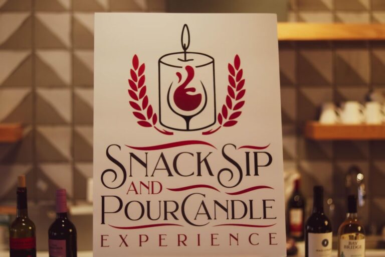 Downtown Los Angeles Snack, Sip And Pour Candle Experience! Experience Overview