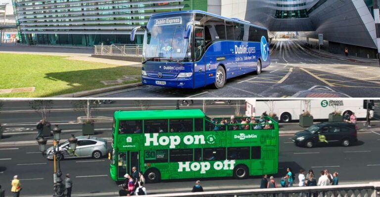 Dublin: Airport Transfer And Hop On Hop Off Bus Ticket Package Details