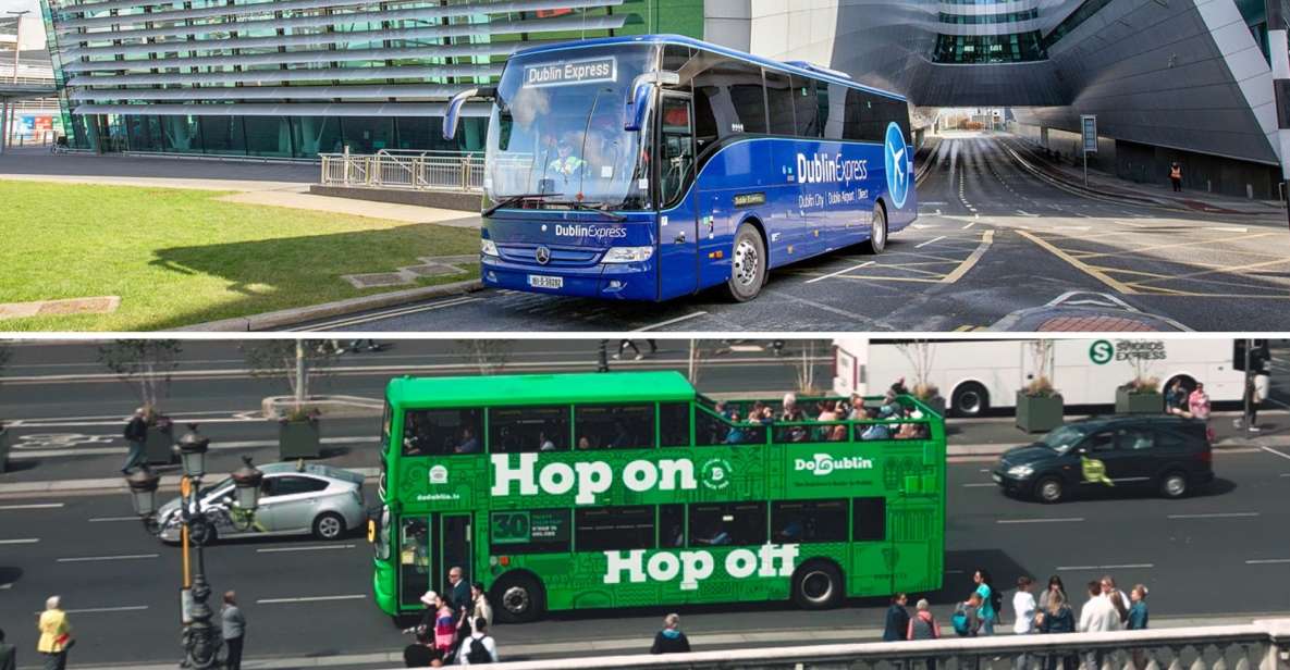 Dublin: Airport Transfer and Hop-On Hop-Off Bus Ticket - Package Details